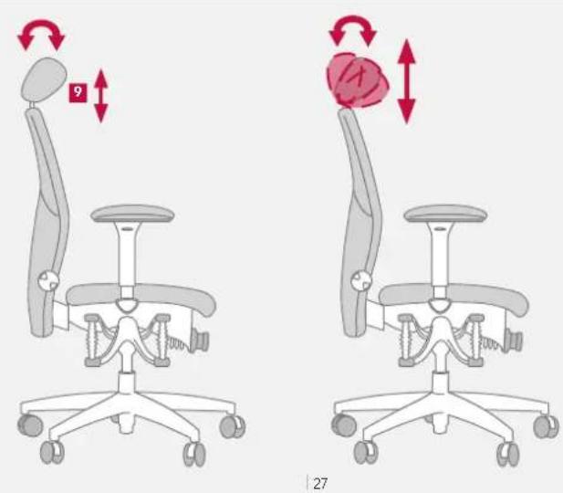 Bioswing 460 iQ S - Individual Adjustment of Headrest - 2