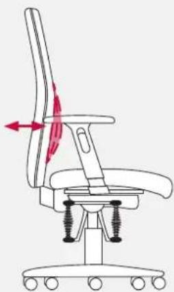 Bioswing 360 iQ V - Adapter le support lombaire à la colonne vertébrale - 4