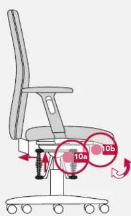 Bioswing 360 iQ V - Personnaliser la pression du dossier lors du contact permanent - 3