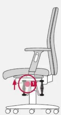 Bioswing 360 iQ V - Inclinaison de l'assise fixe - 1