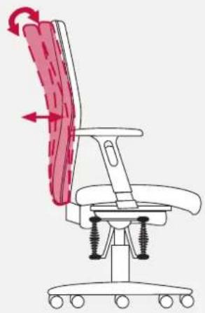 Bioswing 360 iQ V - Personnaliser la pression du dossier lors du contact permanent - 4