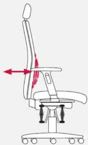 Bioswing 360 iQ S - Adjustment of Lumbar Support to Shape of Back - 4