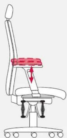 Bioswing 360 iQ S - Armlehnauflage auf Breite und Tiefe einstellen oder drehen - 2