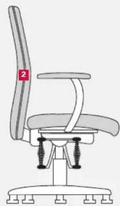Bioswing 360 iQ E Visitor - EcoMatic (backrest tilt) - 1