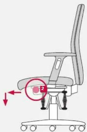 Bioswing 350 iQ V - Inclinaison de l'assise fixe - 2