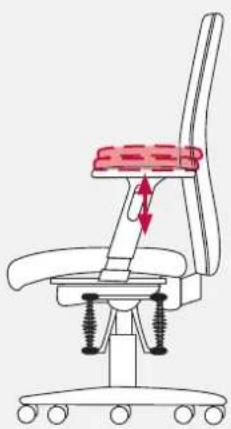 Bioswing 350 iQ V - Armlehnauflage auf Breite und Tiefe einstellen oder drehen - 2
