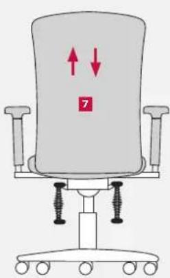 Bioswing 350 iQ V - Adjustment of Lumbar Support to Shape of Back - 1
