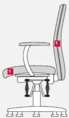Bioswing 350 iQ E Visitor - Beckenbalance mit Permanentkontakt - 2