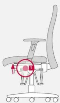 Bioswing 260 iQ V - Inclinaison de l'assise fixe - 1