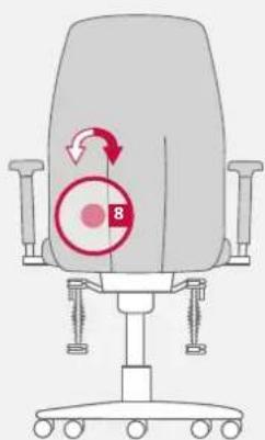 Bioswing 250 iQ V - Lumbalstütze an Rückenkontur anpassen - 3