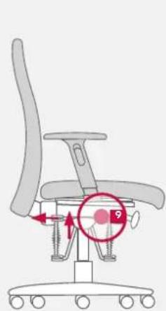 Bioswing 250 iQ V - Personnaliser la pression du dossier lors du contact permanent - 1