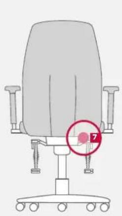 Bioswing 250 iQ V - Adjustment of Lumbar Support to Shape of Back - 1