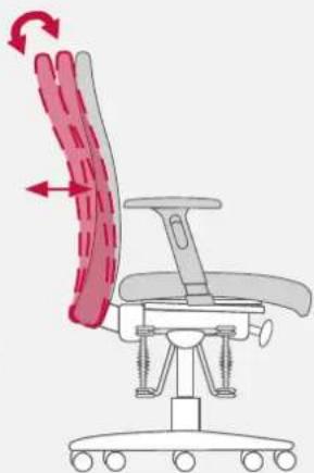 Bioswing 250 iQ V - Personnaliser la pression du dossier lors du contact permanent - 4