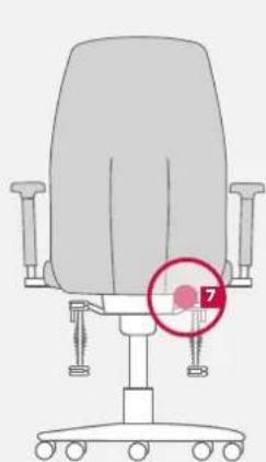 Bioswing 250 iQ V - Lumbalstütze an Rückenkontur anpassen - 1