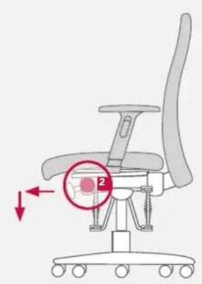 Bioswing 250 iQ V - Inclinaison de l'assise fixe - 3