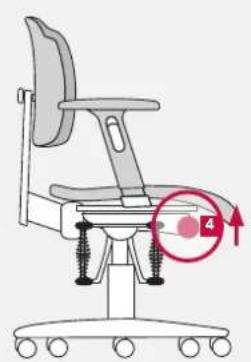 Bioswing 230 iQ V works - Adapter l'accoudoir en hauteur - 1