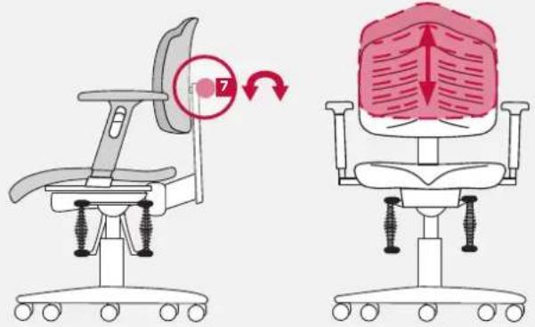 Bioswing 230 iQ V works - Rückenlehne auf Höhe einstellen - 2