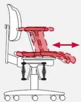 Bioswing 230 iQ V works - Adapter l'accoudoir en hauteur - 2