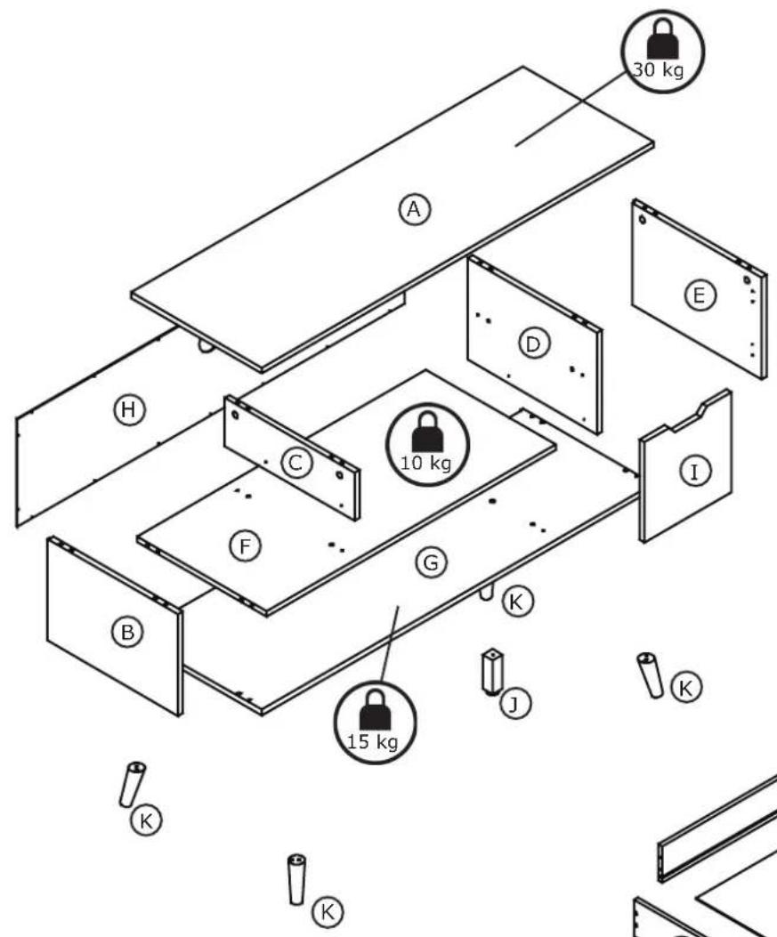 JYSK Marke - Warning regarding maintenance/cleaning of wooden furniture: - 4
