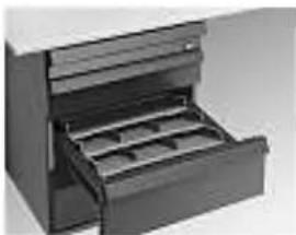 Ahrend 500 - Colocar separatadores de cajones rectos - 1