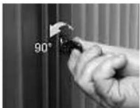Ahrend 500 - Ouverture du verrou - 2
