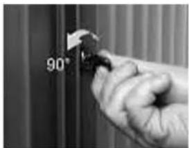 Ahrend 22 - Unlocking the unit - 2