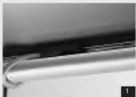 Ahrend 1030 - Passage horizontal des cables - 1