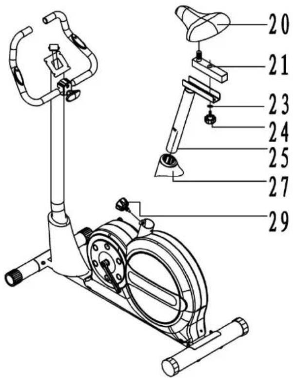 Powerpeak FHT6704 - Étape 4: assemblage du siège - 1