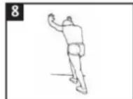 Powerpeak FHT6704 - Exercices pour les tendons des genoux (7) - 2