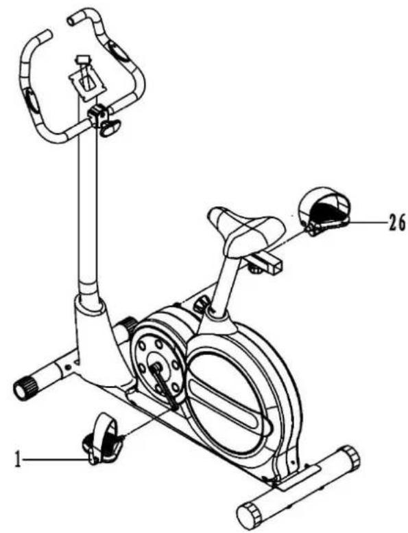Powerpeak FHT6704 - Schri 5: montage der Pedale - 1