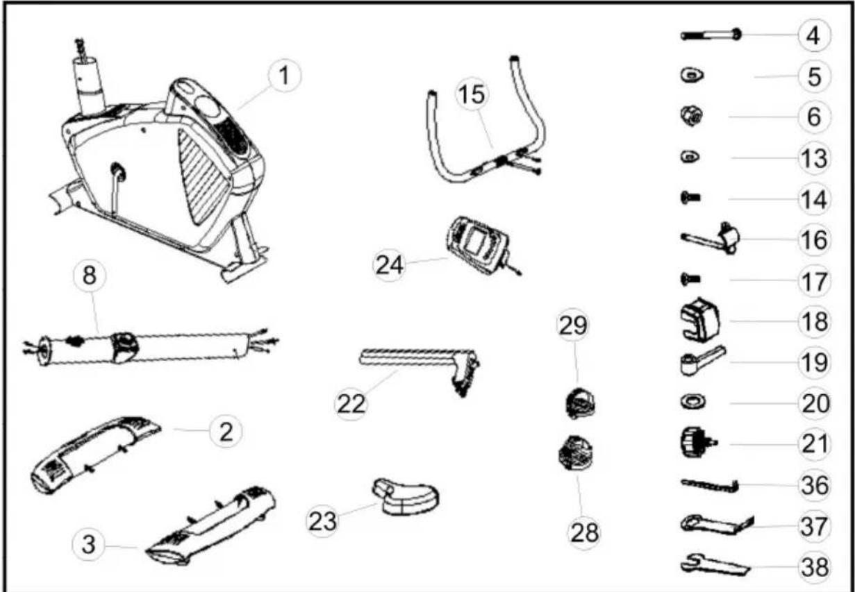 BH FITNESS H106 - Mod. H-105 / H-106 - 1