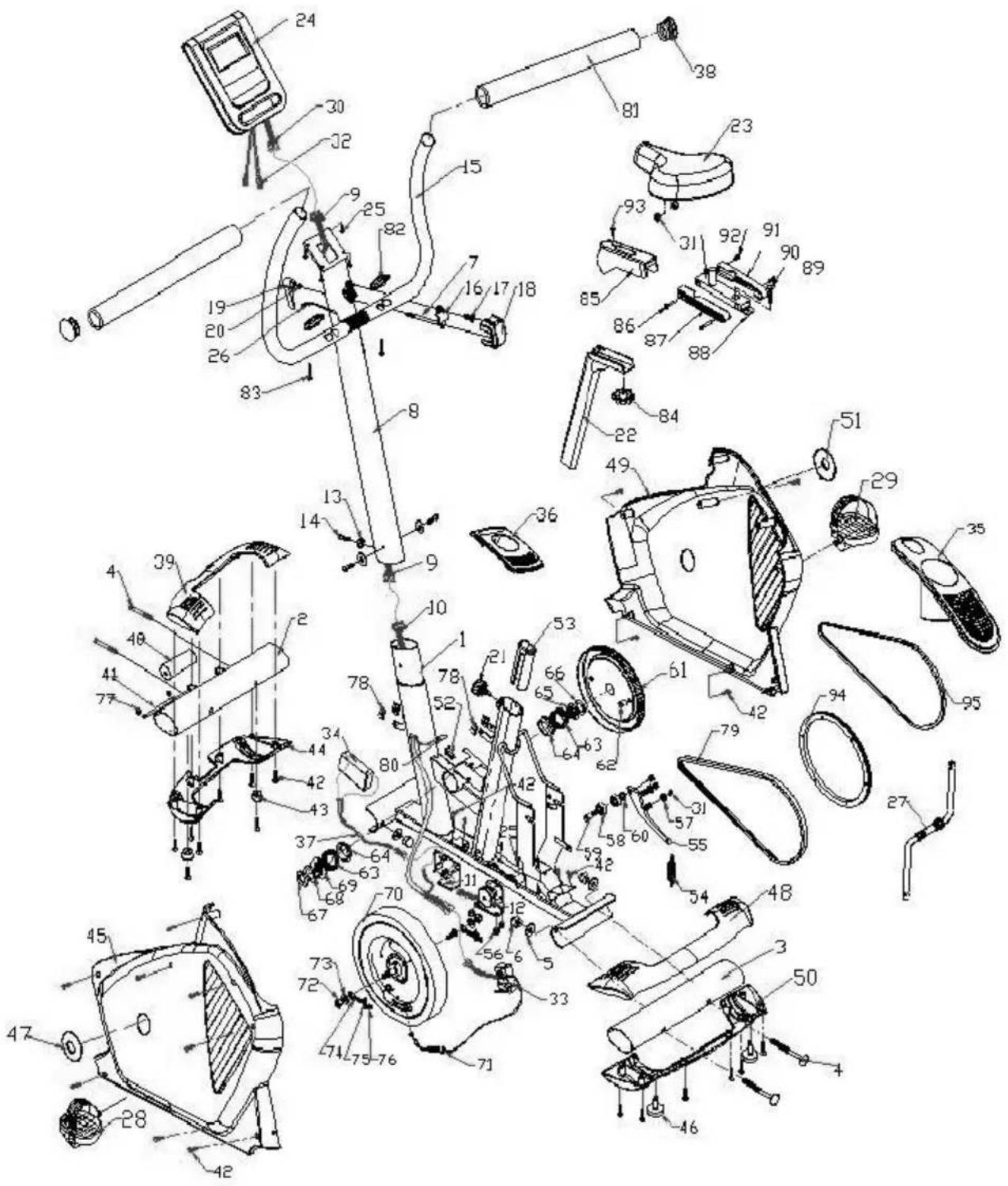 BH FITNESS H107 Plus - AVVERTIMENTO IMPORTANTE DI SICUREZZA.- PRECAUZIONI. - 1