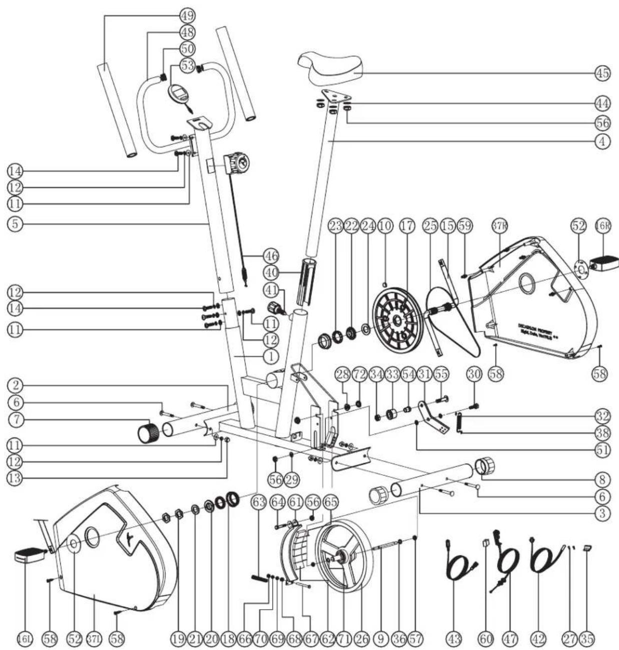 DOMYOS VM 120 - GARANTIE COMMERCIALE - 1
