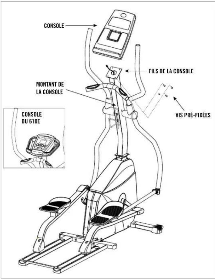 TEMPO FITNESS 620E - ÉTAPE 8 DE L'ASSEMBLAGE - 1