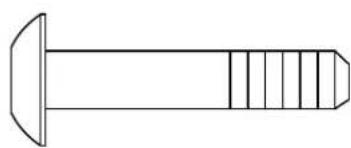 TEMPO FITNESS 620E - CONTENU DU SACHET DE VISSERIE À UTILISER LORS DE L'ÉTAPE 3 : - 4