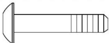 TEMPO FITNESS 620E - CONTENU DU SACHET DE VISSERIE A UTILISER LORS DE L'ETAPE 2 : - 1