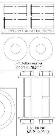Techness SE800 - Vue éclatée - 4
