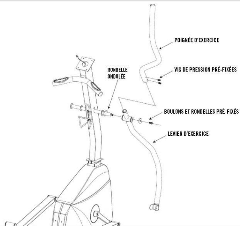 TEMPO FITNESS 610E - CONTENU DU SACHET DE VISSERIE À UTILISER LORS DE L'ÉTAPE 3 : - 6