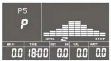 Moovyoo Monster II - Sélection du programme et réglage des valeurs - 1