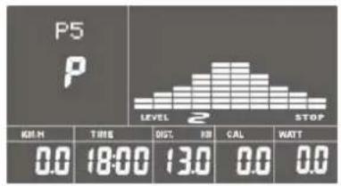 Moovyoo Monster II - Sélection du programme et réglage des valeurs - 2