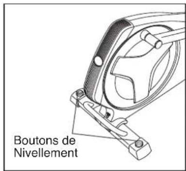 NordicTrack E9.2 - COMMENT NIVELER L'ELLIPTIQUE - 1