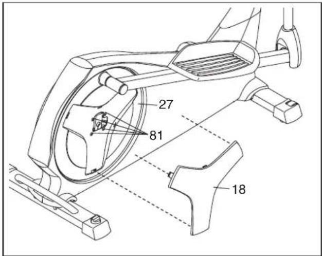 NordicTrack E9.2 - COMMENT RÉGLER LE CAPTEUR MAGNETIQUE - 1