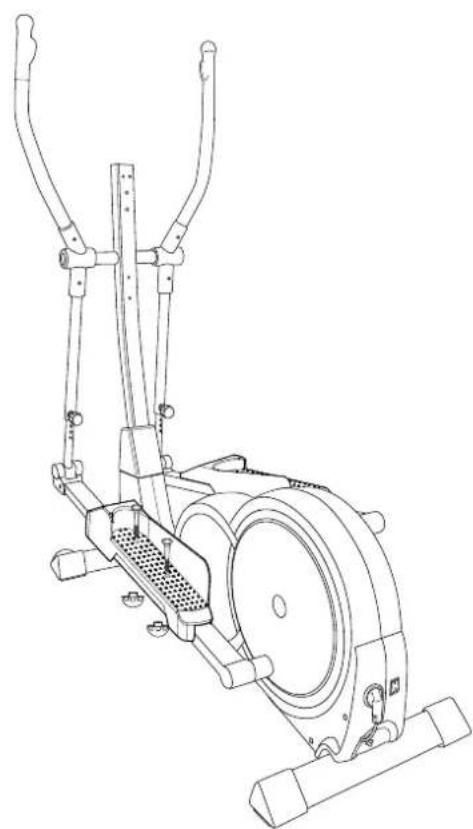 Crane IB35291 - Crosstrainer zusammenbauen/Monter le vélo elliptique/ Montare il crosstrainer - 13