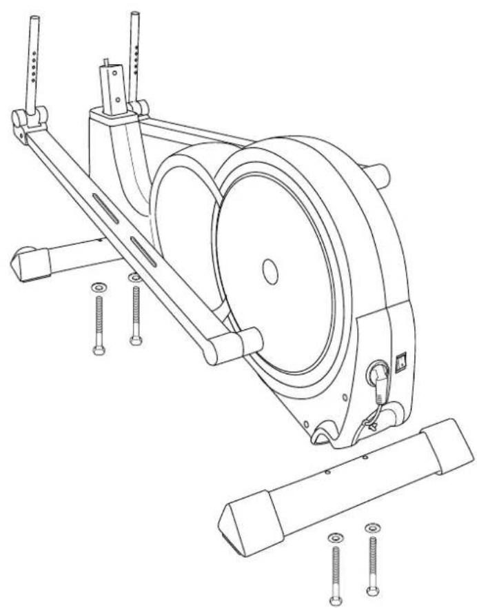 Crane IB35291 - Crosstrainer zusammenbauen/Monter le vélo elliptique/ Montare il crosstrainer - 5