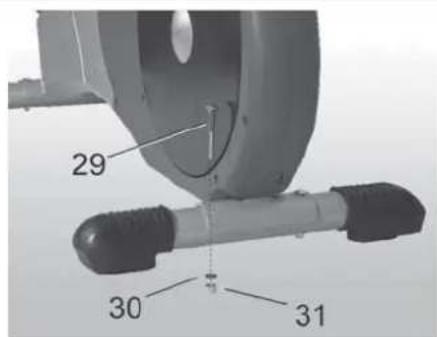 Batavus X4 - HINTERES UND VORDERES STÜTZBEIN - 1