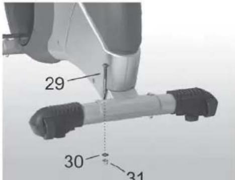 Batavus X3 - BASE APPOGGIO POSTERIORE ED ANTERIORE - 2