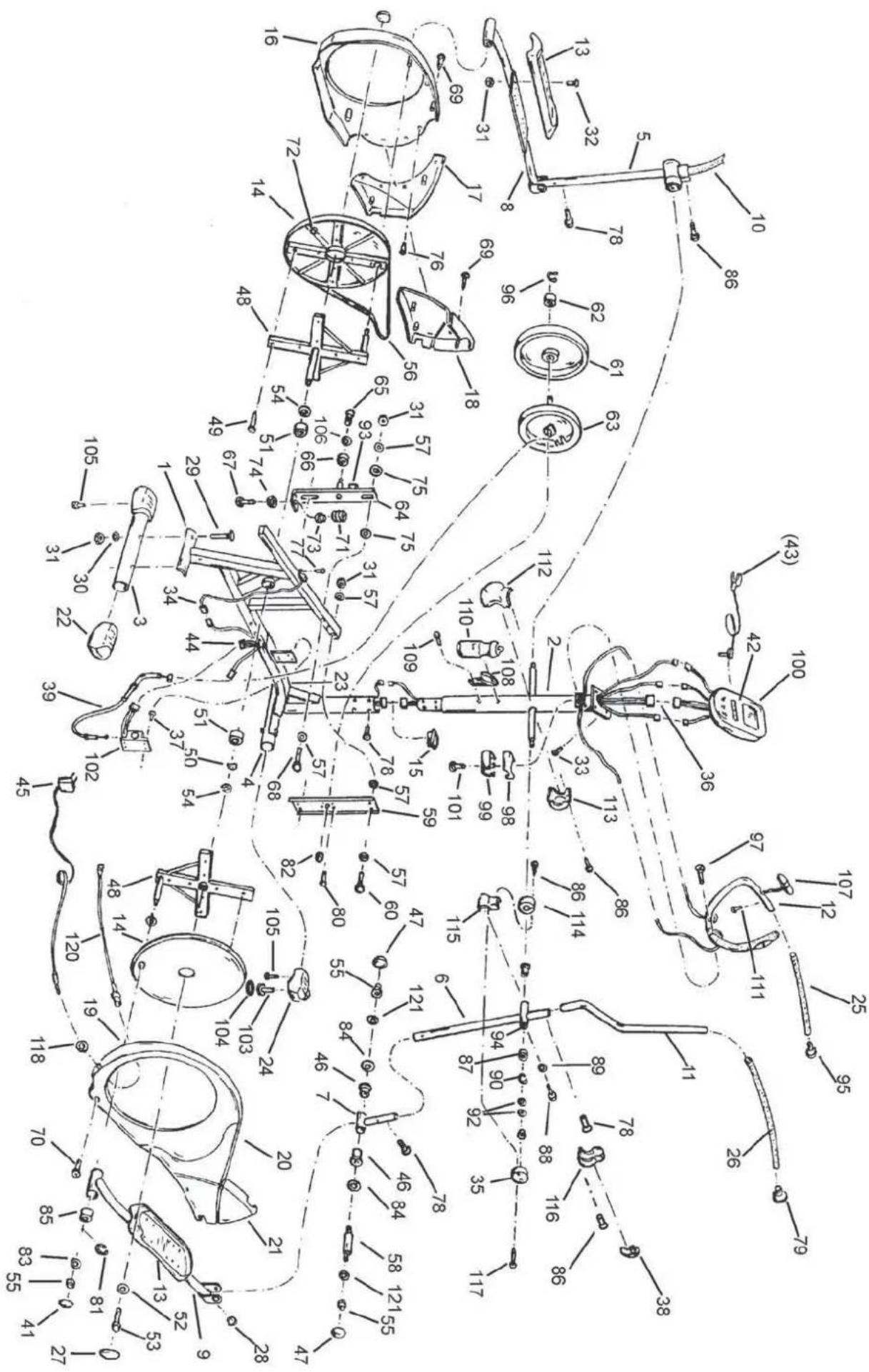 Batavus X3 - TEKNISET TIEDOT - 1