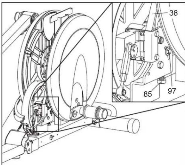 NordicTrack E5vi - COMMENT RÉGLER LA COURROIE DE TRACTION - 2