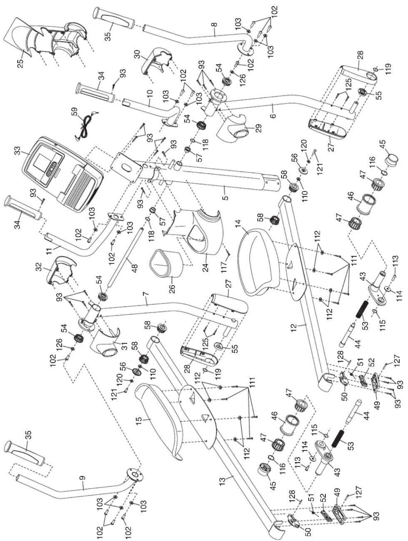 NordicTrack E5vi - FREQUENCY DE L'EXERCICE - 1