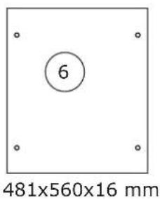 6 481x560x16 mm